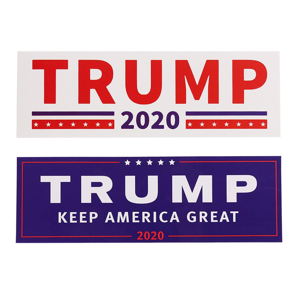 10Pcs Universal Donald Trump For President 2020 Bumper Sticker Keep ...