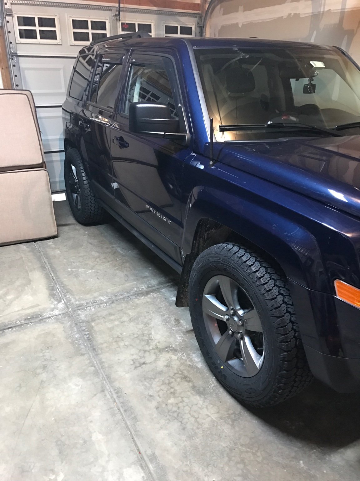 2016 Jeep Latitude larger tires