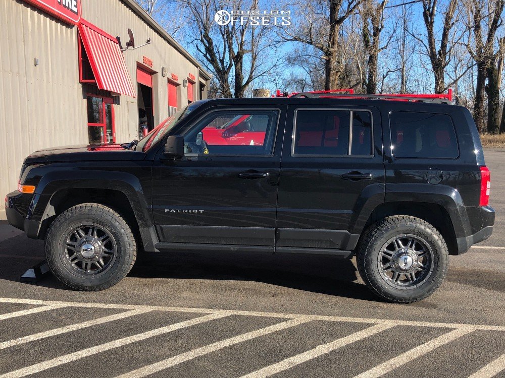 2016 Jeep Patriot Alloy Ion Style 186 Rough Country Suspension Lift 2.5 ...