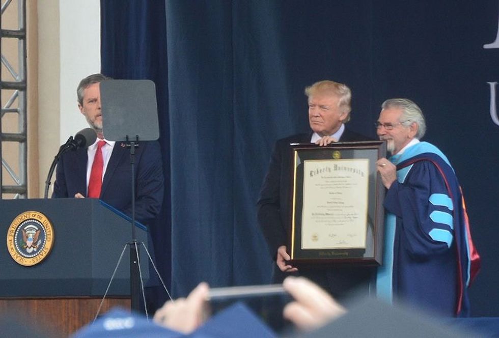 30 years ago this university gave Trump a degree. Now the faculty voted ...