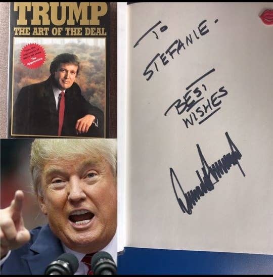 An Australian Woman Tried To Sell A Signed Trump Book On Facebook