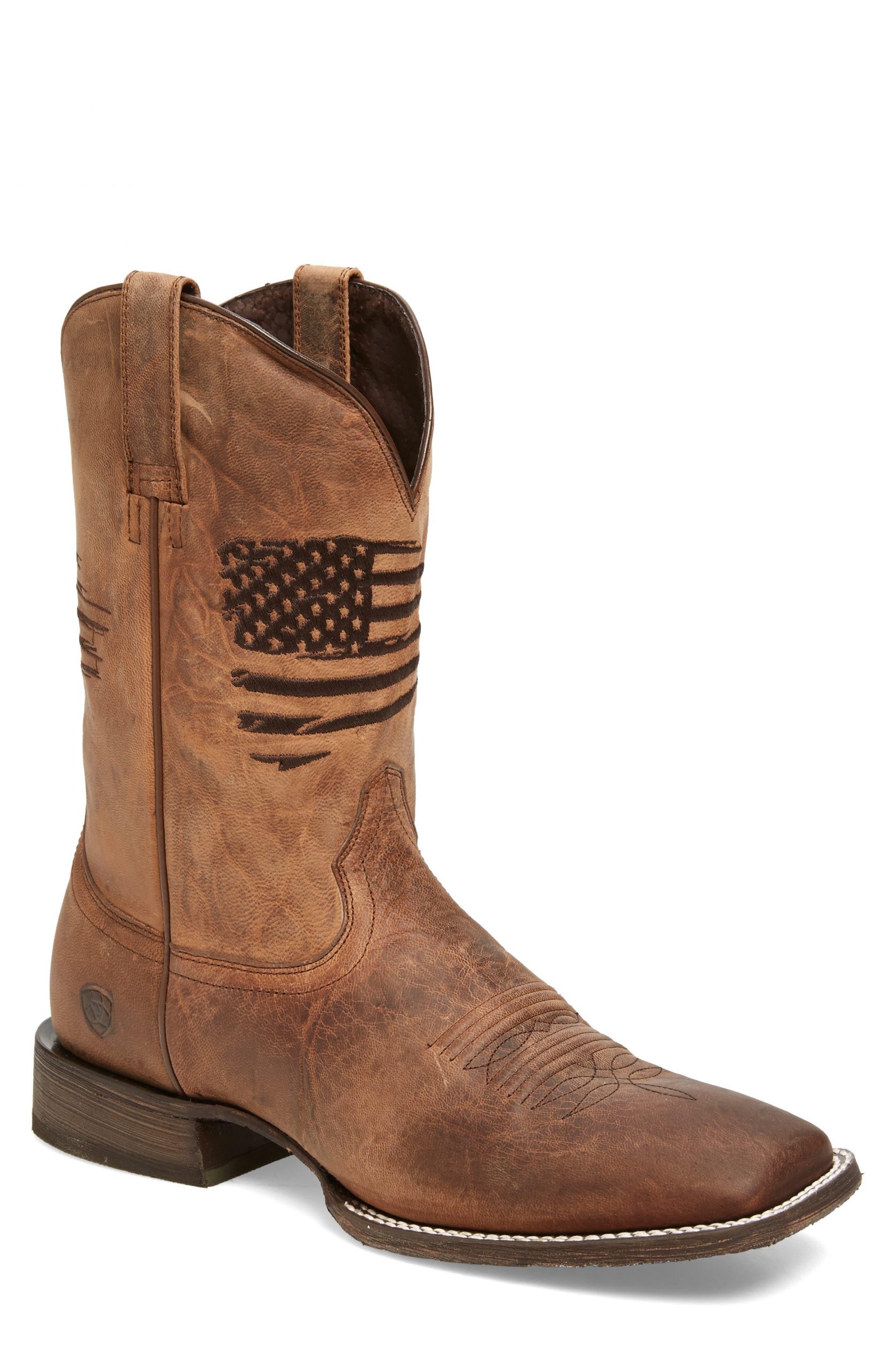 Ariat Leather Circuit Patriot Cowboy Boot in Brown for Men