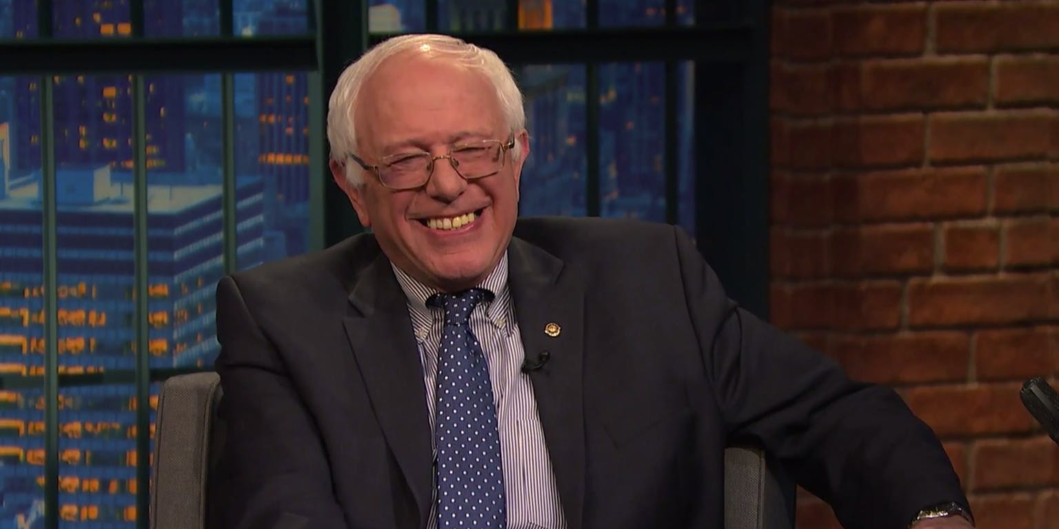 Bernie Sanders tells Seth Meyers why he won