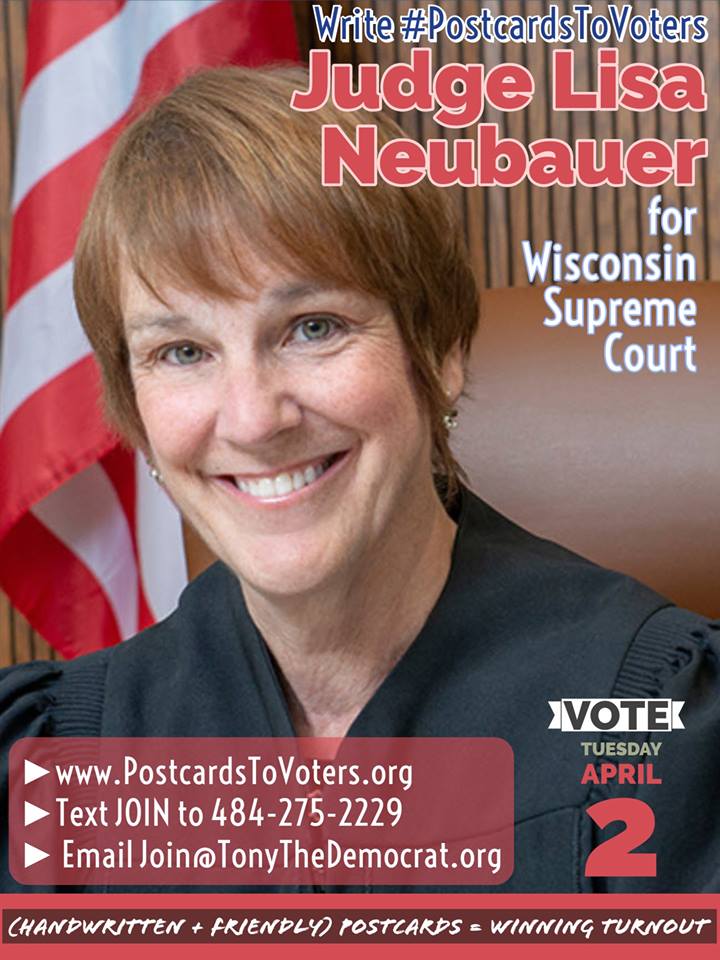 Campaign #146: Judge Lisa Neubauer in WI!