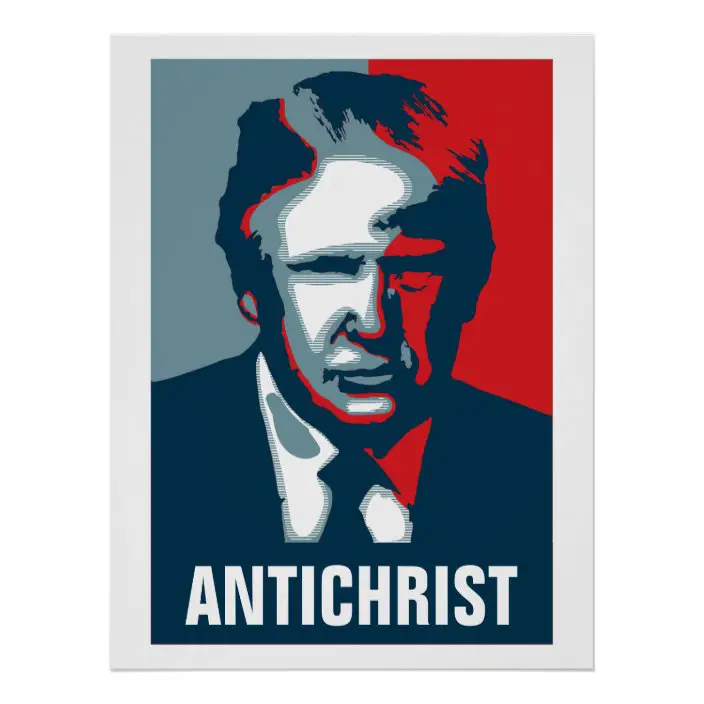 Donald Trump ANTICHRIST Poster