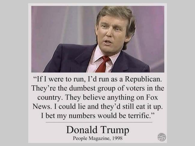 Donald Trump Republicans are dumb: The fake People magazine quote ...