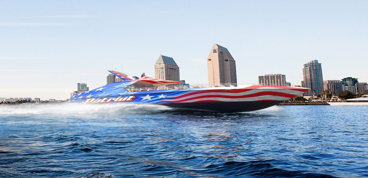 Flagship Cruises San Diego Patriot Jet Boat Thrill Ride