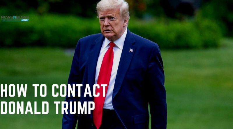 How to Contact Donald Trump by Email, Mailing Address and More