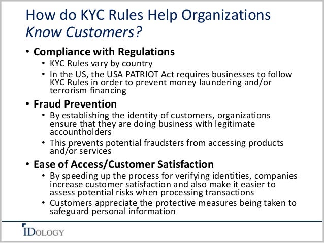 Know Your Customer (KYC): How well do you know your customers?