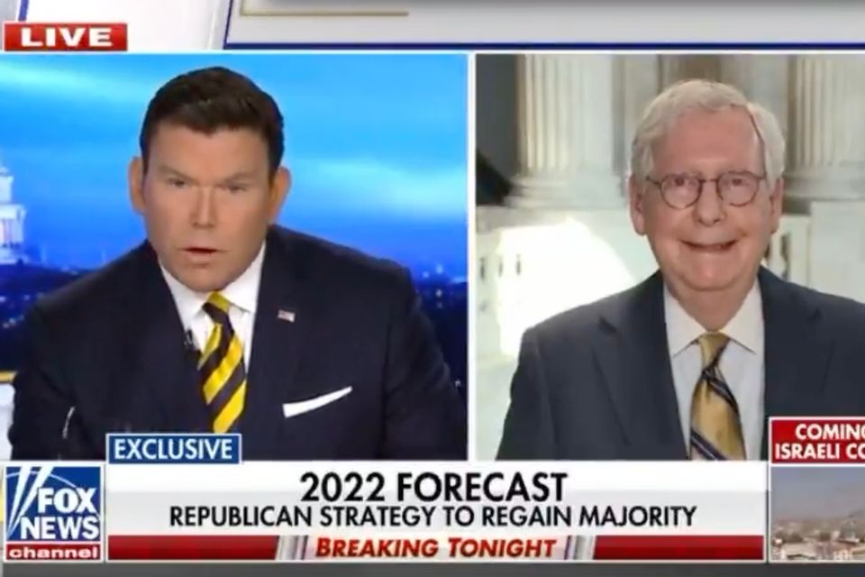 Mitch McConnell caught off guard as Fox host grills him on GOP support ...