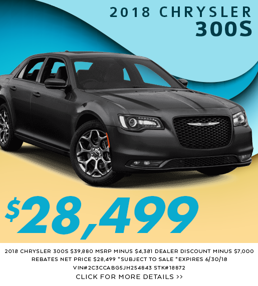 New Dodge Chrysler Jeep Specials