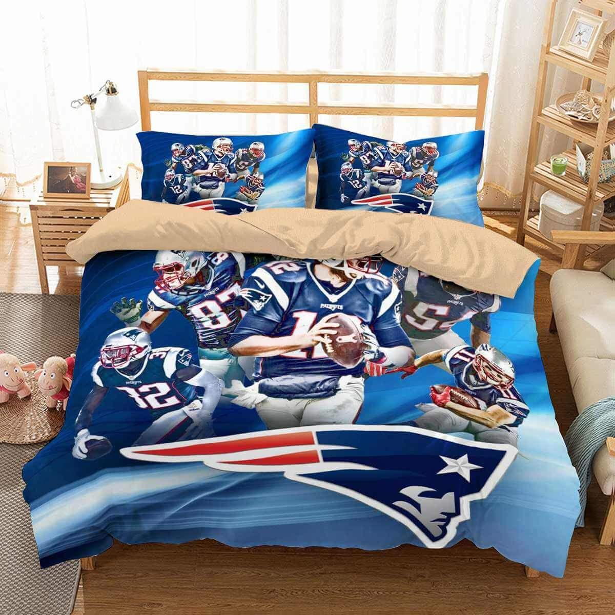New England Patriots Bedding Set YNC1WYWR5N  Betiti Store