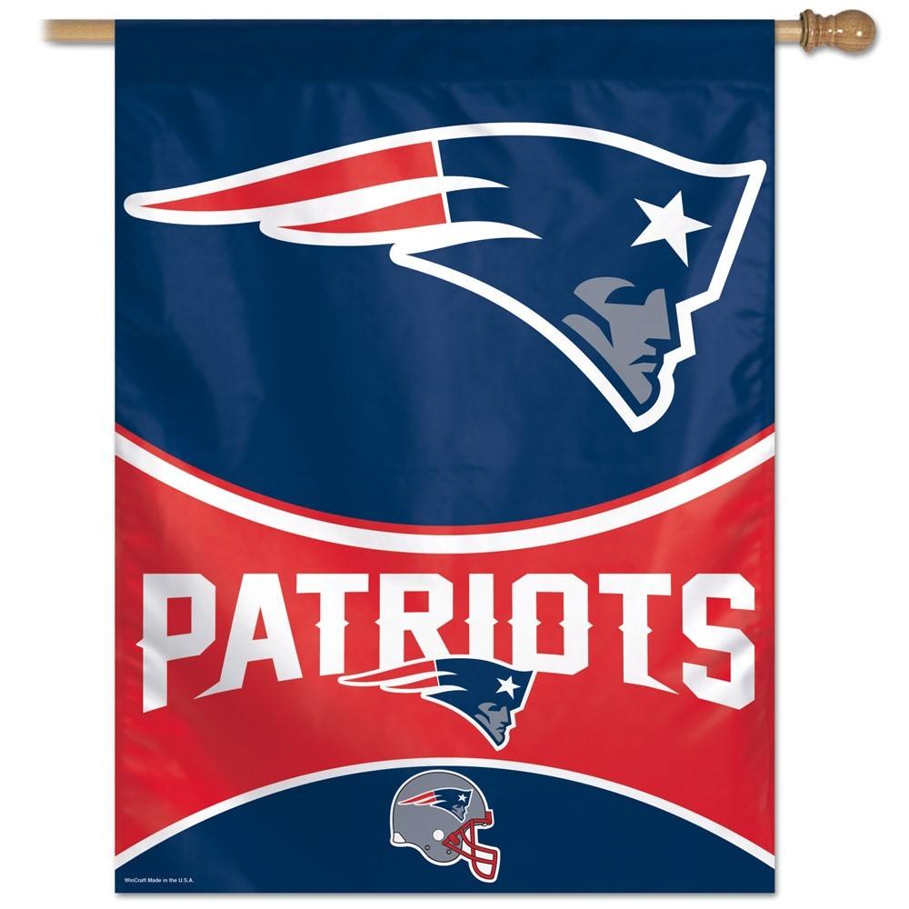 New England Patriots NFL Football Vertical Flag