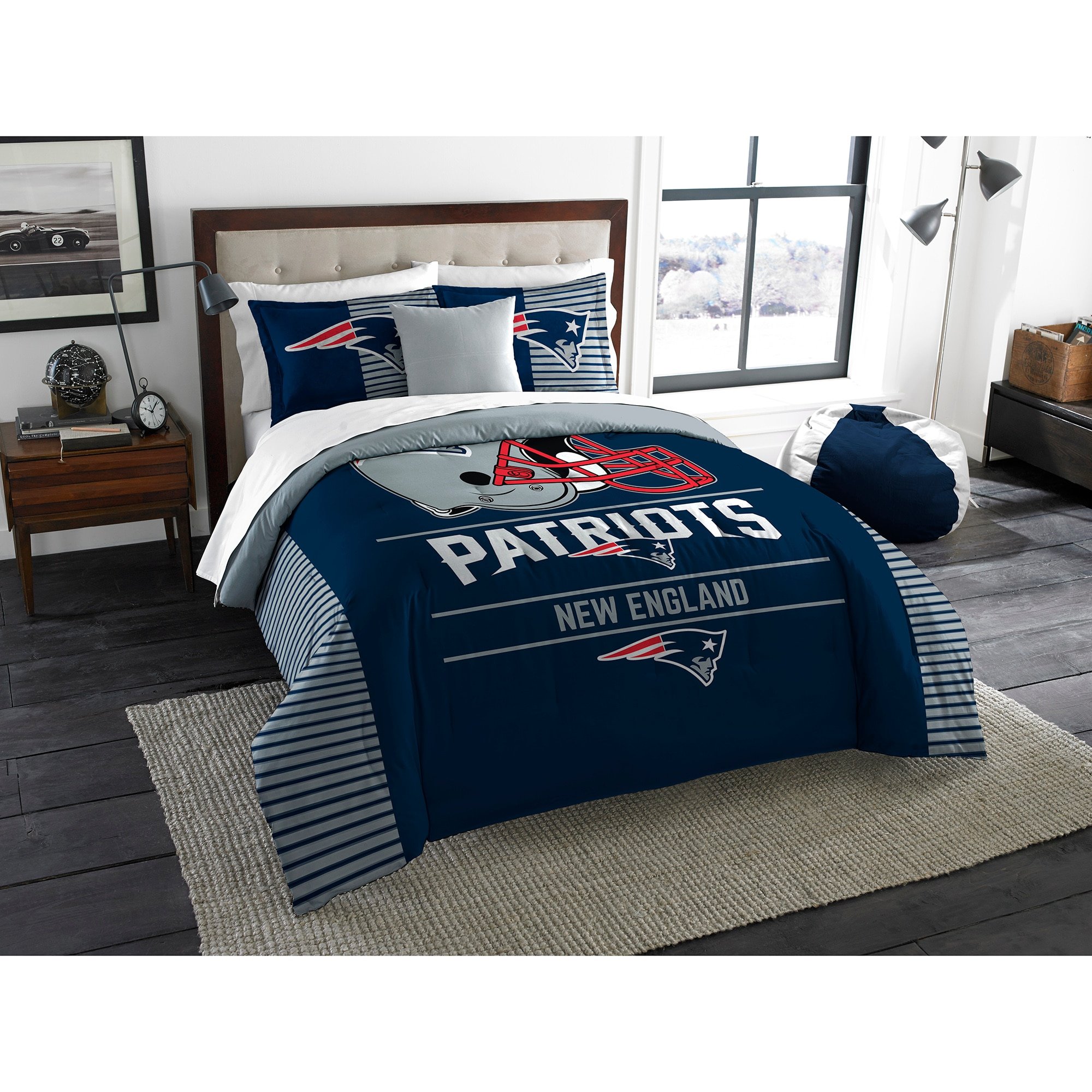 NFL New England Patriots " Draft"  Bedding Comforter Set