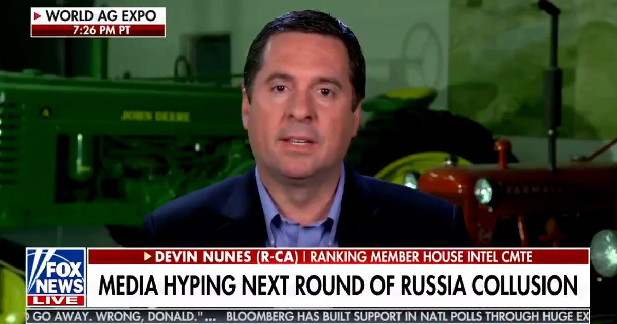 Nunes: If Russia Favors Republicans, Why Did They Let ...