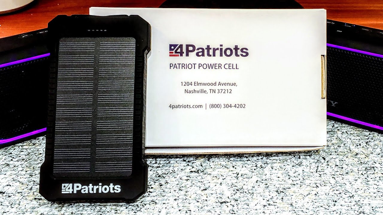 Patriot Power Cell: Solar Phone Charger #Solar #Battery # ...
