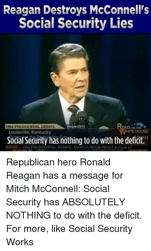 Reagan Destroys McConnell
