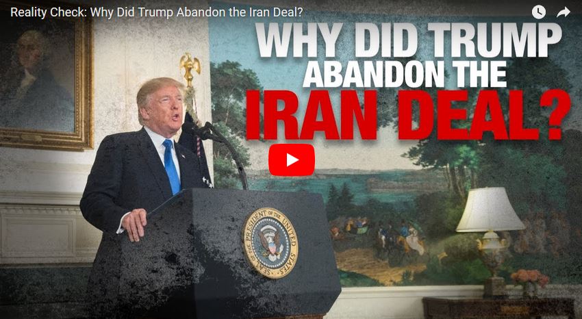 Reality Check: Why Did Trump Abandon the Iran Deal? â I UV