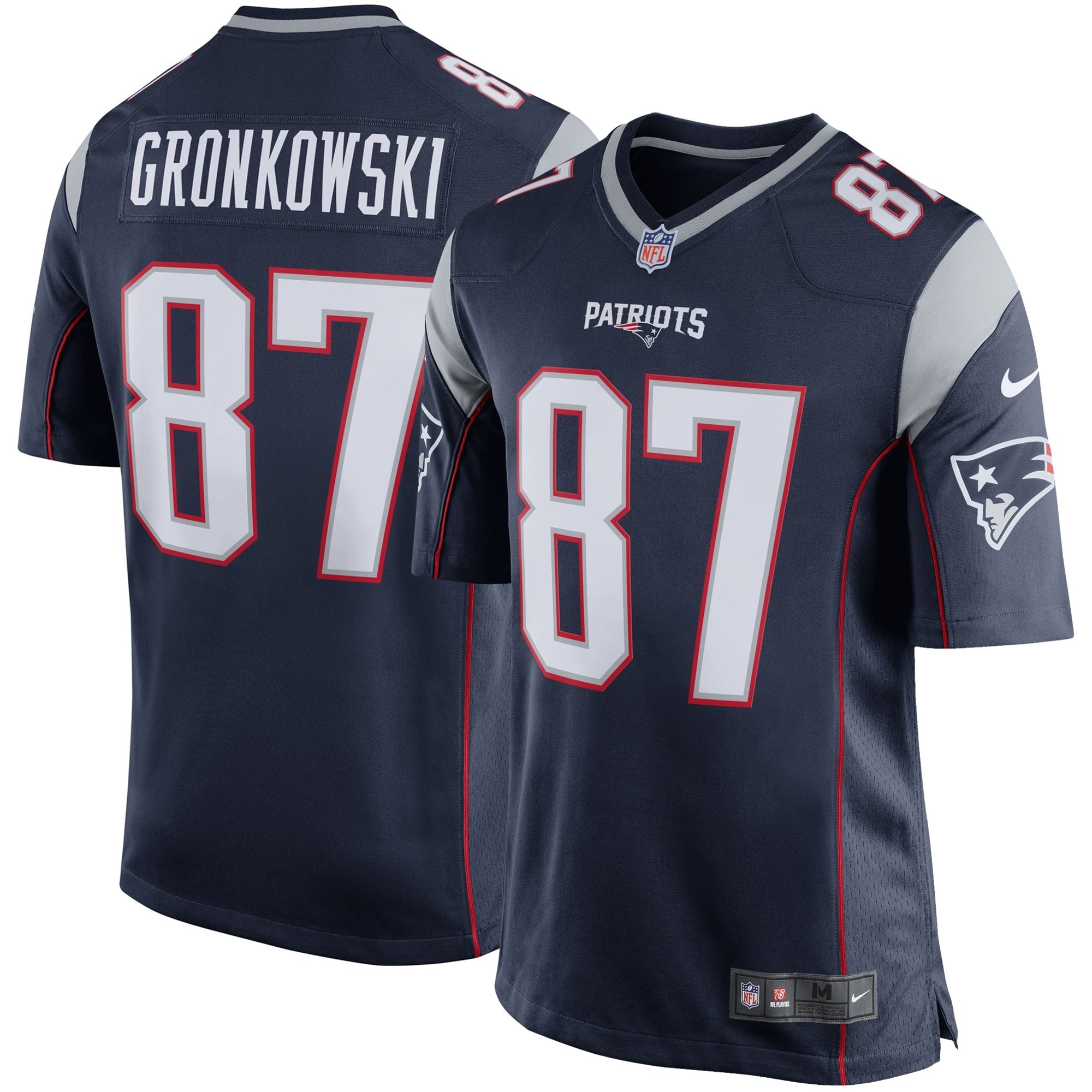 Rob Gronkowski New England Patriots Youth Nike Team Color ...