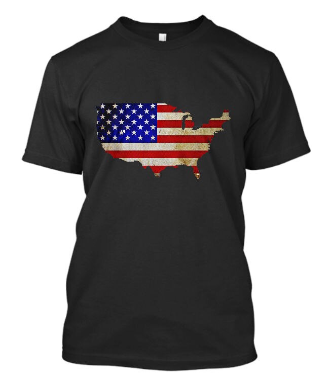 Short Sleeve Cheap Sale Cotton T Shirt New American Flag T Shirt ...