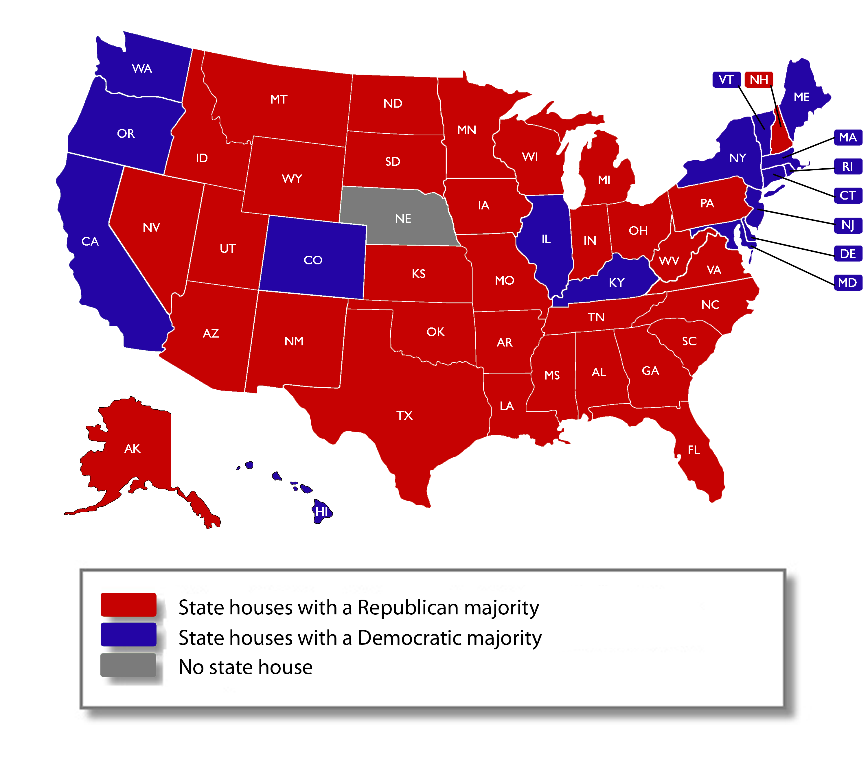 State legislative elections, 2016