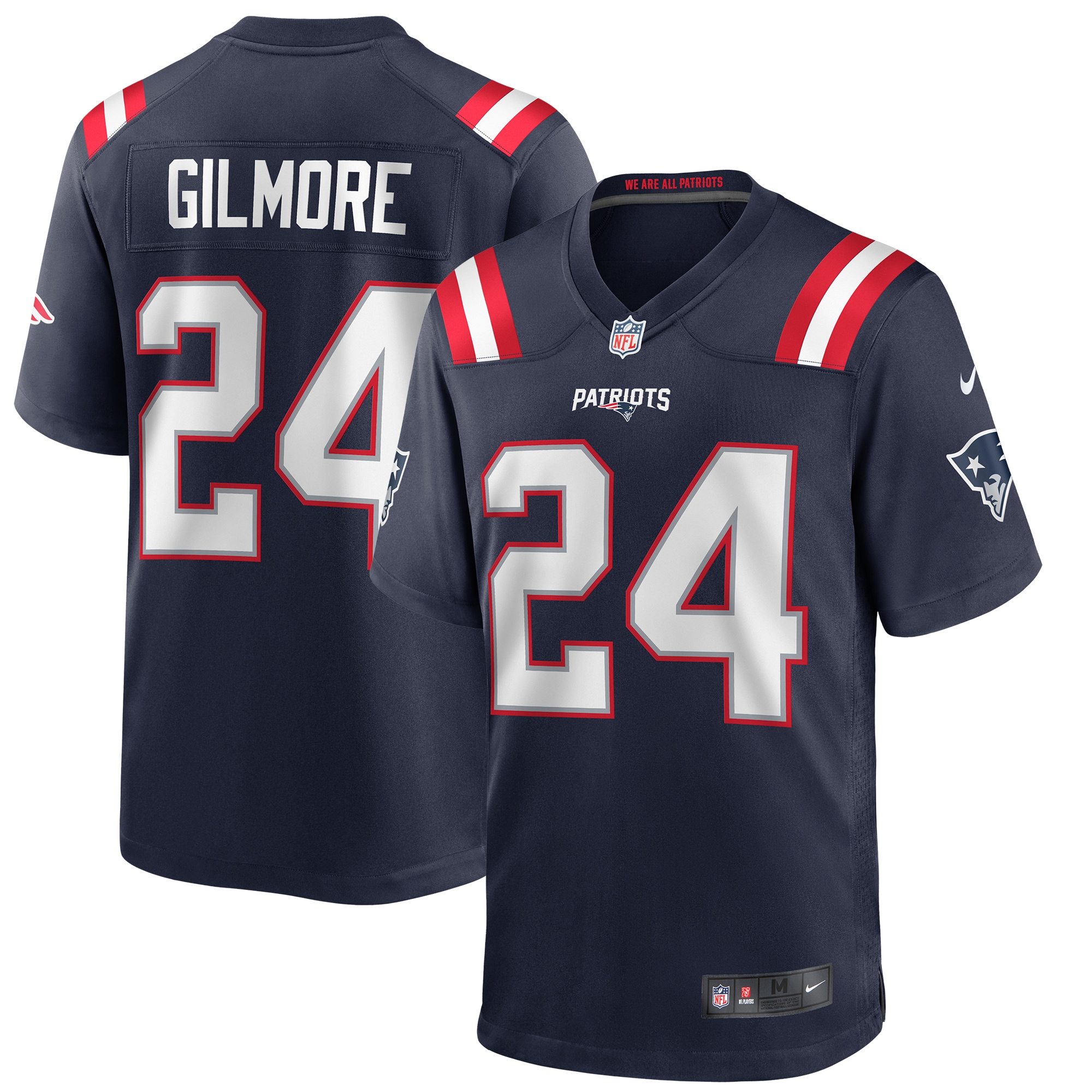 Stephon Gilmore New England Patriots Nike Game Jersey
