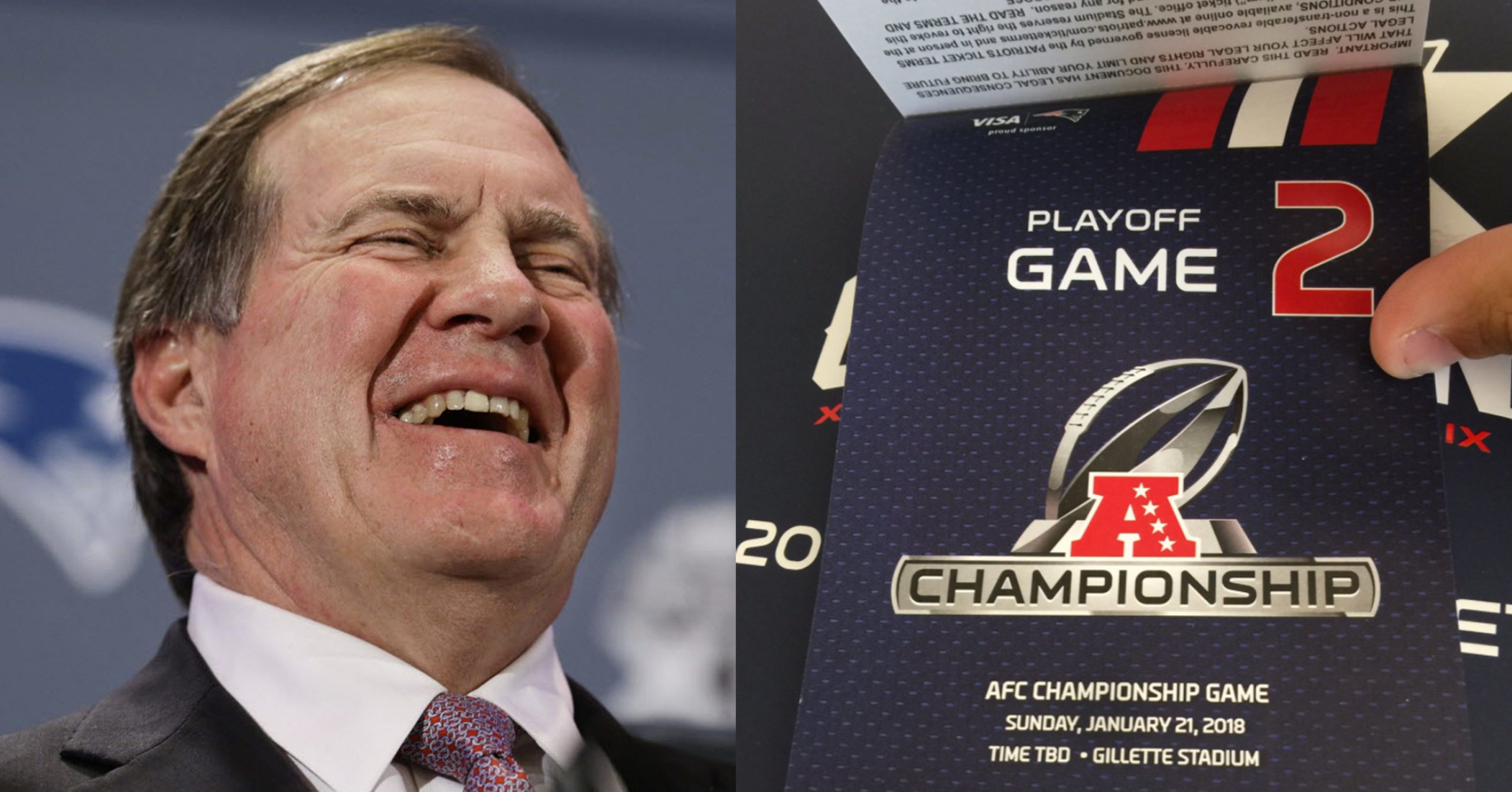 The Patriots Have Already Sent Out AFC Championship Game Tickets To ...