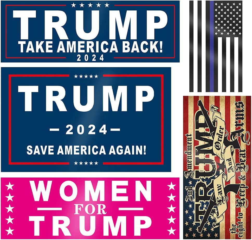 Trump 2024 Sticker 10 Pcs,Trump Bumper Stickers for Presidential ...