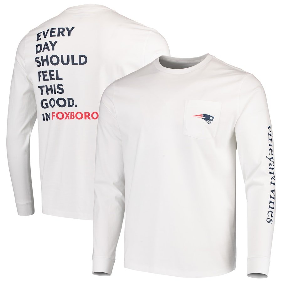 Vineyard Vines New England Patriots White Every Day Should Feel This ...