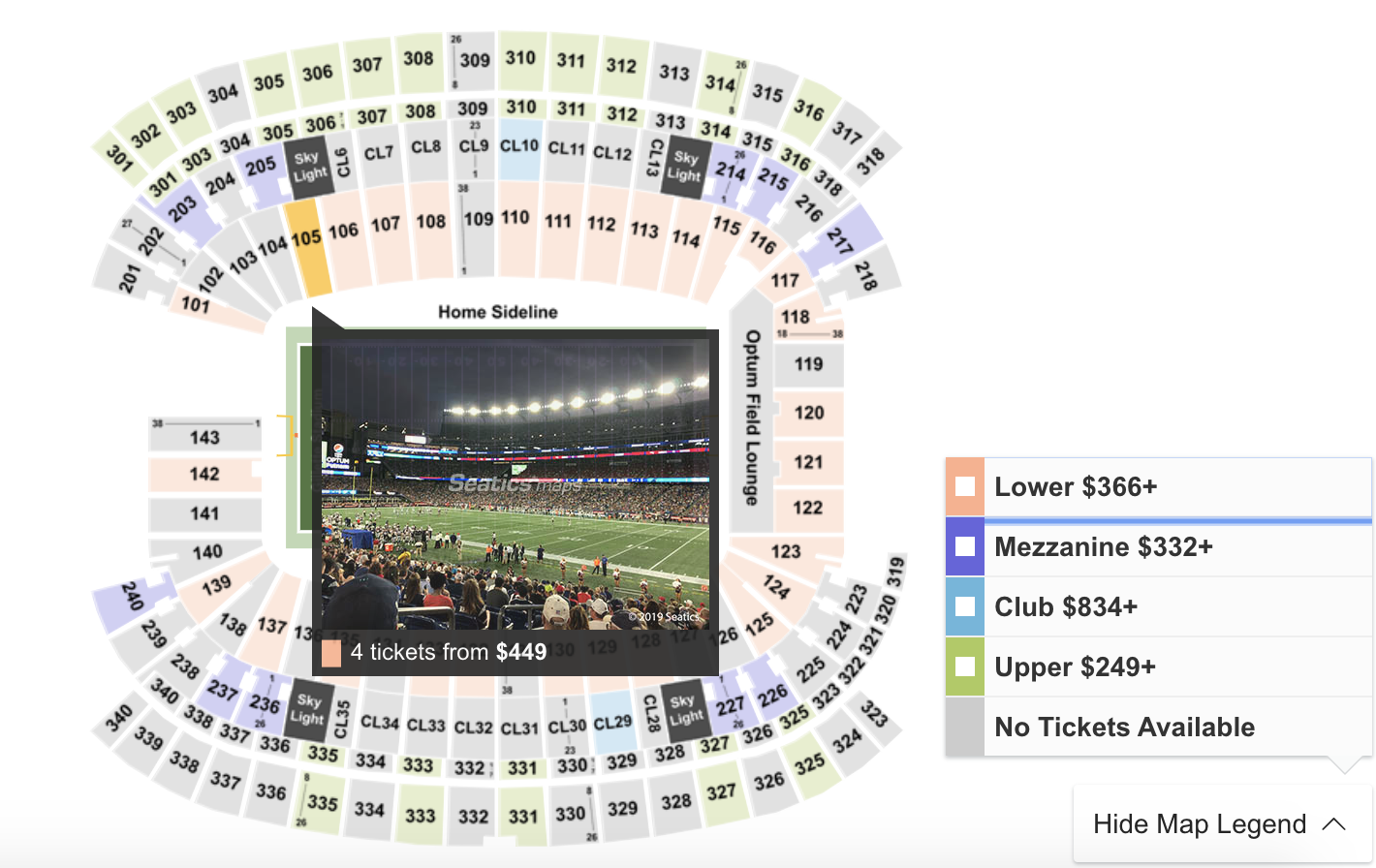 Where To Find The Cheapest Patriots Vs. Steelers Tickets ...