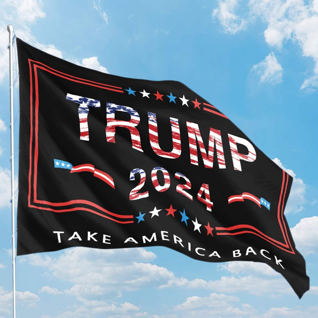 Wholesale Cross Border Amazon 90 150cm Us Campaign Flag Trump 2024 